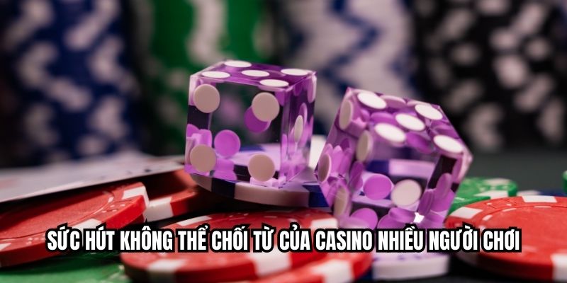 Sức hút không thể chối từ của casino nhiều người chơi